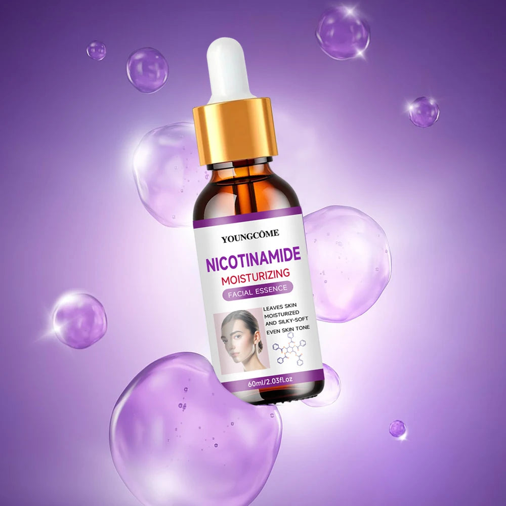 Niacinamide Face Serum 24K Gold Hyaluronic Acid Essence Whitening Dark Spot Corrector Facial Serum Skin Care Products