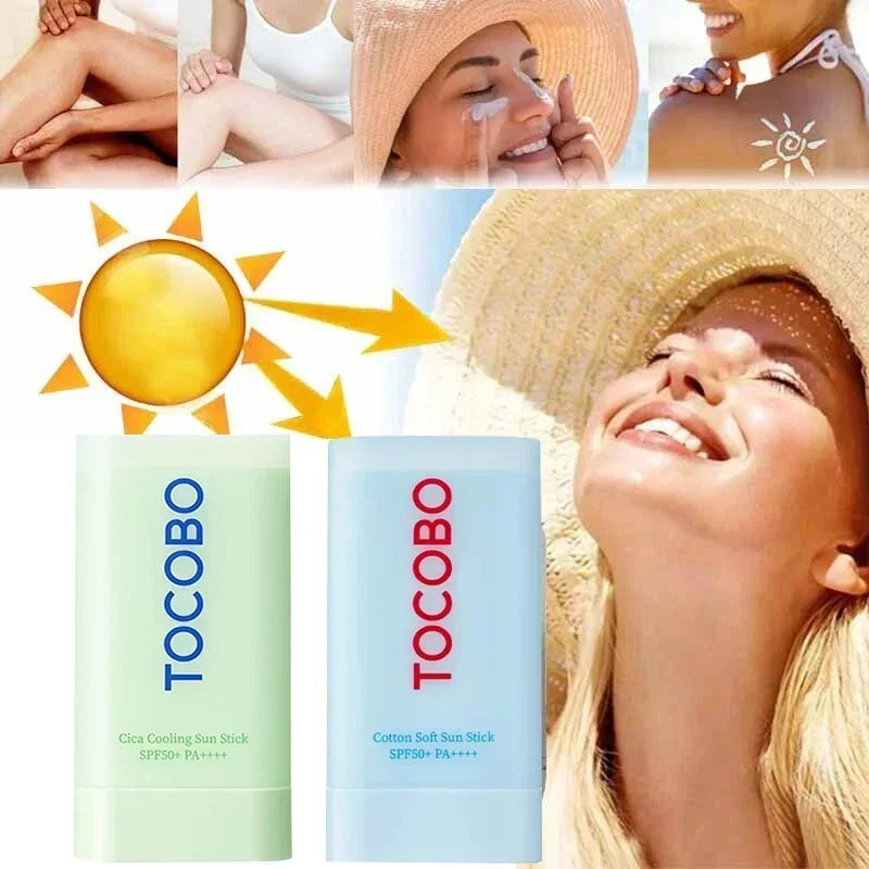 New Natural Concealer Sun Stick SPF 50+ 20g Sunscreen Sunblock Skin Protective Cream Oil-Control Refreshing Skin Care Makeup