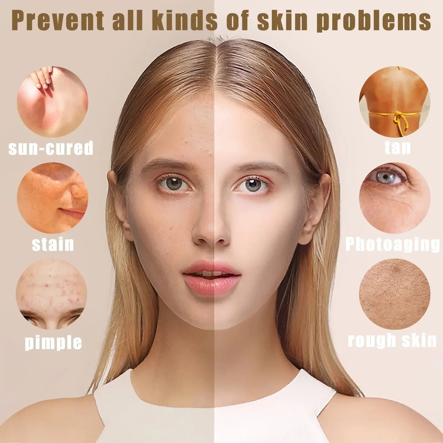 New Natural Concealer Sun Stick SPF 50+ 20g Sunscreen Sunblock Skin Protective Cream Oil-Control Refreshing Skin Care Makeup