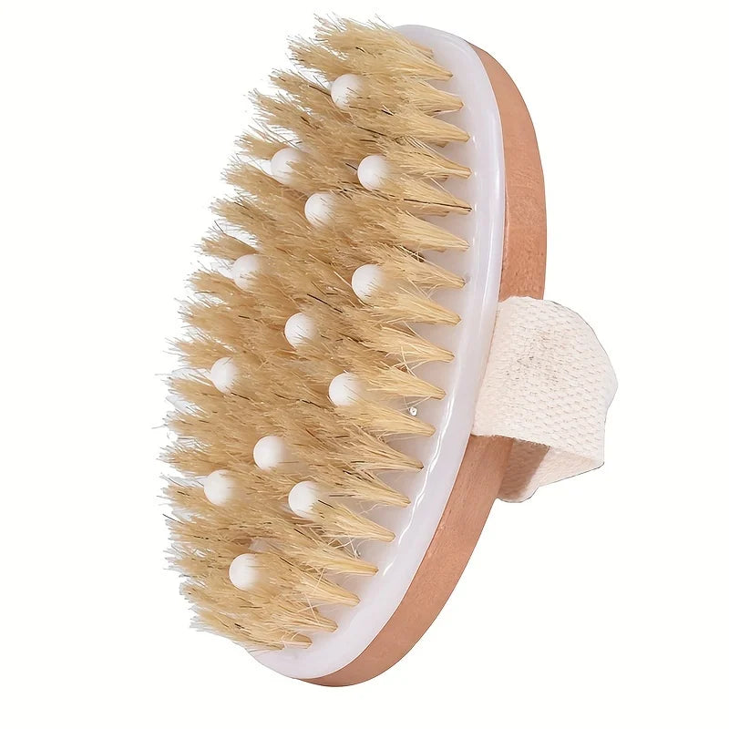 1/3Pcs Body Dry Brush Shower Brush, Long Handled Back Scrub Body Exfoliator, Used for Wet or Dry Brushing