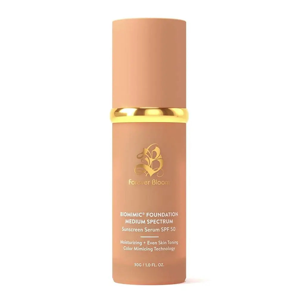 Biomimic Foundation 4 In 1 Spectrums 4 In 1 Biomimic Light Spectrums Foundation Moisturizing Sunscreen SPF 50+