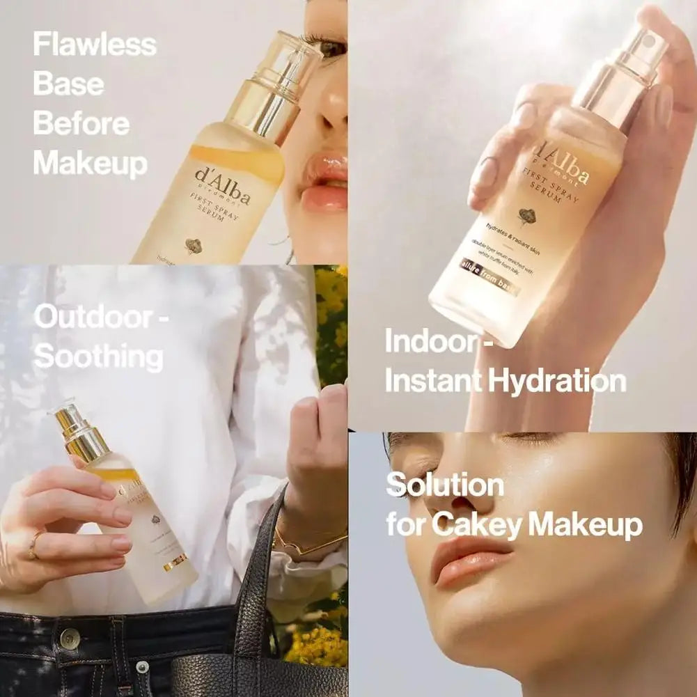 White Truffle Spray Essence Light Facial Moisturizer Skin Brightening Essence Multi-Effect Spray Korean Skin Care Product