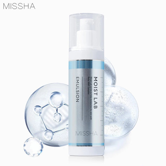 MISSHA Moist Lab Emulsion 110ml Korean Anti Aging Face Serum Face Brightening Cream Moisturizing Repairing Firm Facial Care
