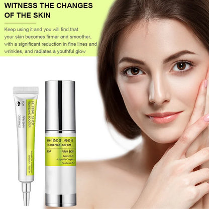 Retinol & Peptide Eye Serum Set - 0.1% Nano Retinal + Matrixyl 3000, Firming & Wrinkle Care, Korean Skincare