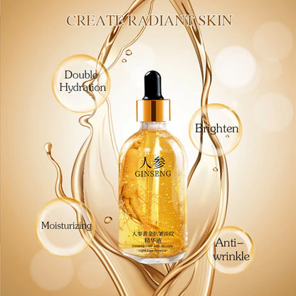 Ginseng Essence Polypeptide Anti-aging Essential Oil Gold Polypeptide Anti Wrinkle Essence Tighten Loose Skinreduce Fine Lines
